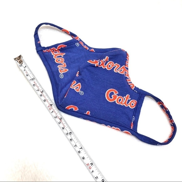 🔴 5 for $10 ONE GATORS Blue & Orange Design Face Mask - Picture 4 of 7